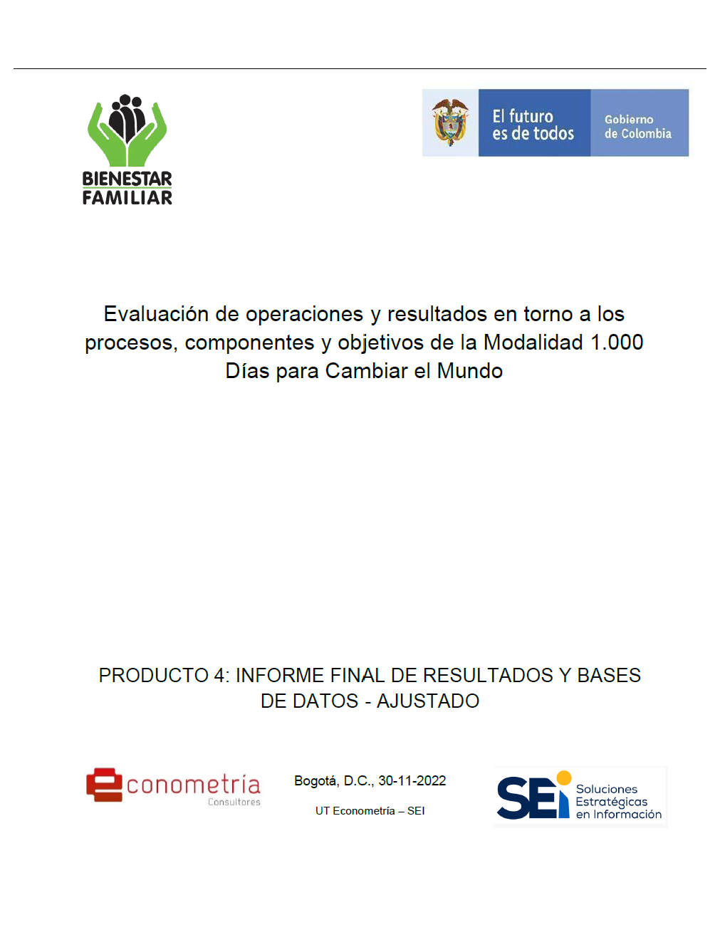 Portada Evaluación_de_operaciones_y_resultados_Modalidad_1000_dias