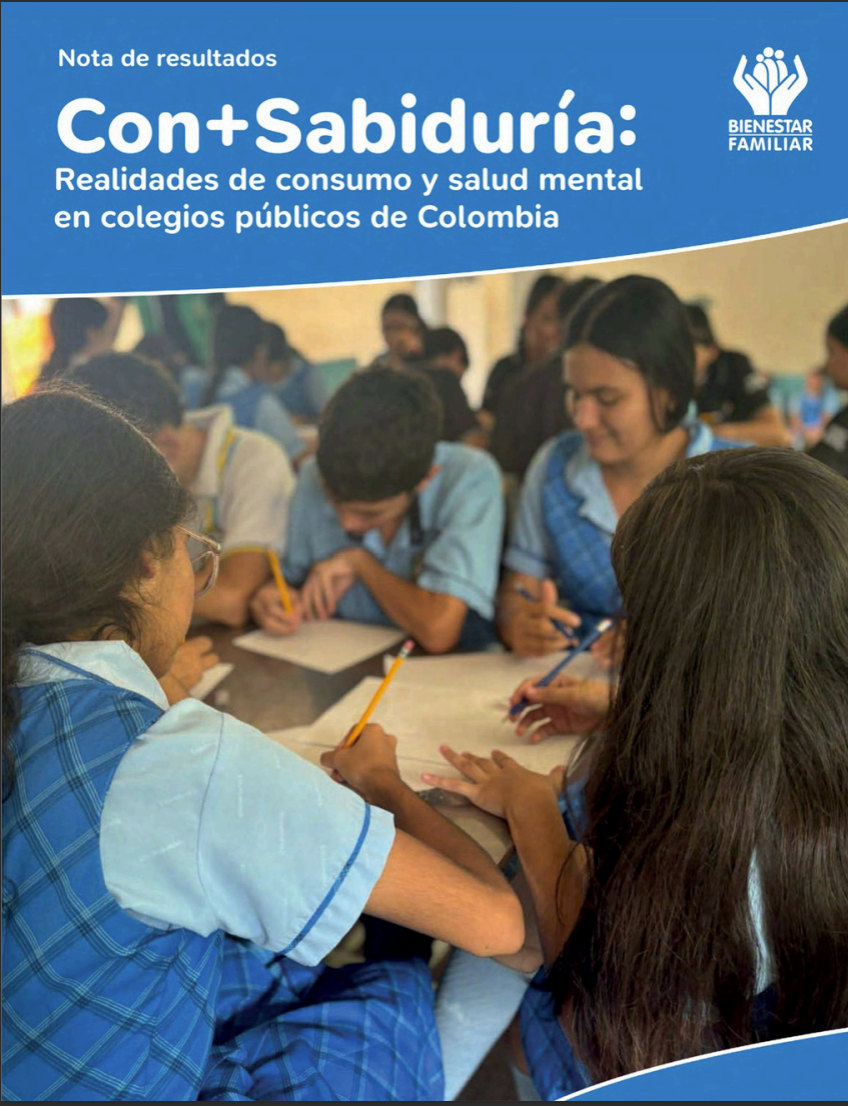 Con+Sabiduría: Realidades de consumo y salud mental en colegios públicos de Colombia