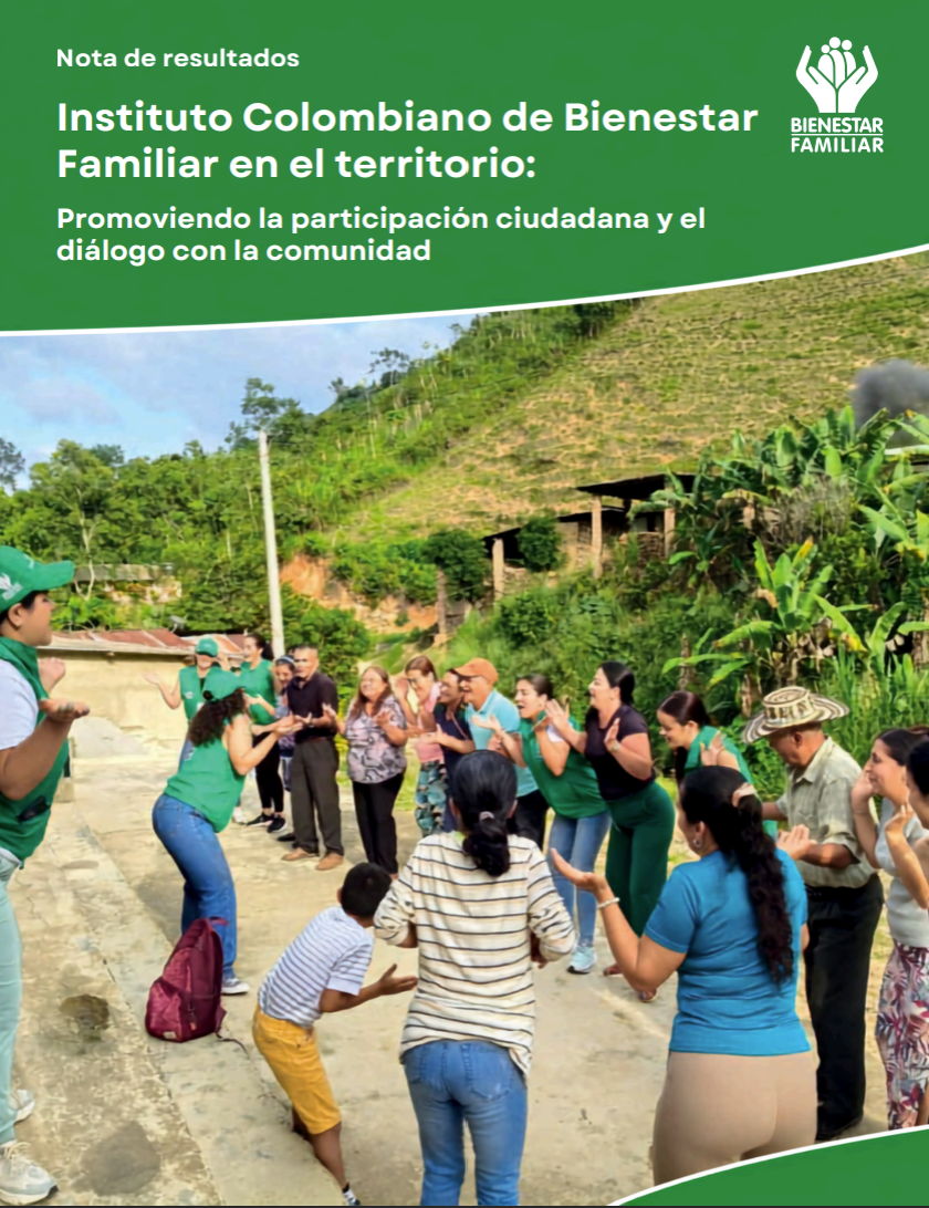 Instituto Colombiano de Bienestar Familiar en el territorio: Promoviendo la participación ciudadana y el diálogo con la comunidad