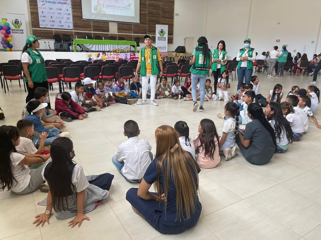 ICBF articula acciones para prevenir el trabajo infantil en Caquetá con la estrategia Cultura Fest