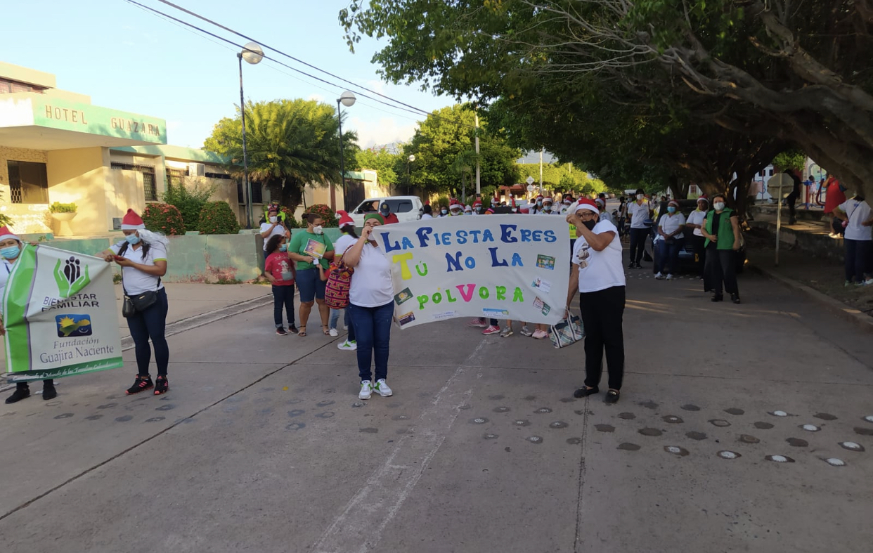 ICBF en La Guajira reitera llamado a evitar niños y adolescentes lesionados con pólvora
