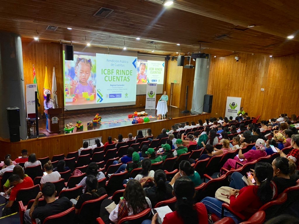 ICBF realizó la rendición pública de cuentas en Santander 