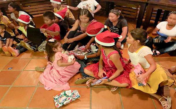 Niños y adolescentes bajo protección del ICBF celebraron la Navidad en Mitú