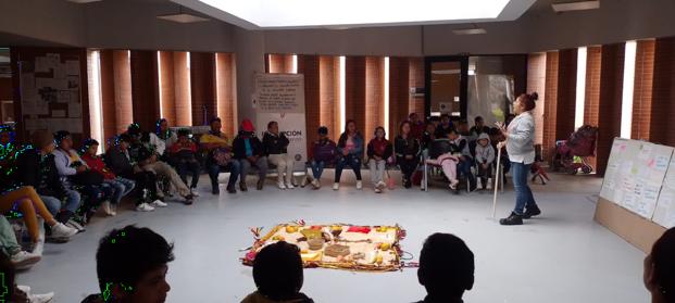ICBF acompaña a 50 familias de la comunidad indígena de Los Pijaos, asentadas en Soacha, Cundinamarca ICBF acompaña a 50 familias de la comunidad indígena de Los Pijaos, asentadas en Soacha, Cundinamarca