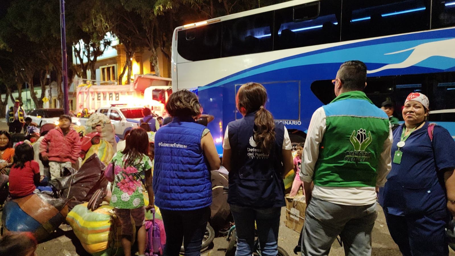 ICBF brindó acompañamiento durante traslado humanitario de familias Yukpa en Santander