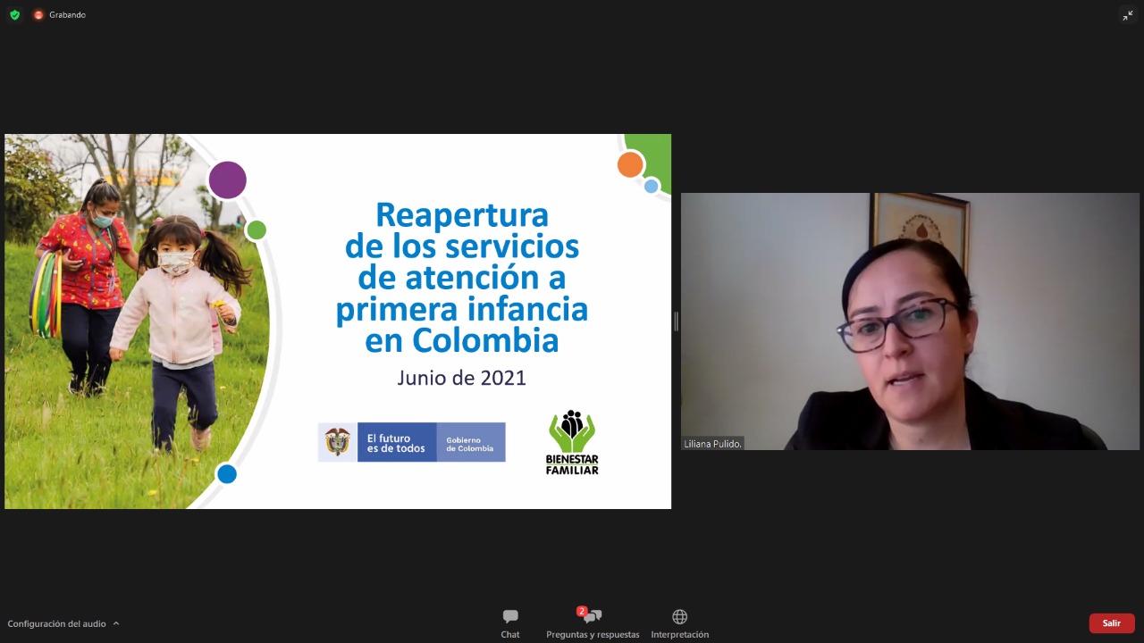 Colombia trabaja en la reapertura segura de servicios de atención integral a la primera infancia: ICBF Colombia trabaja en la reapertura segura de servicios de atención integral a la primera infancia: ICBF