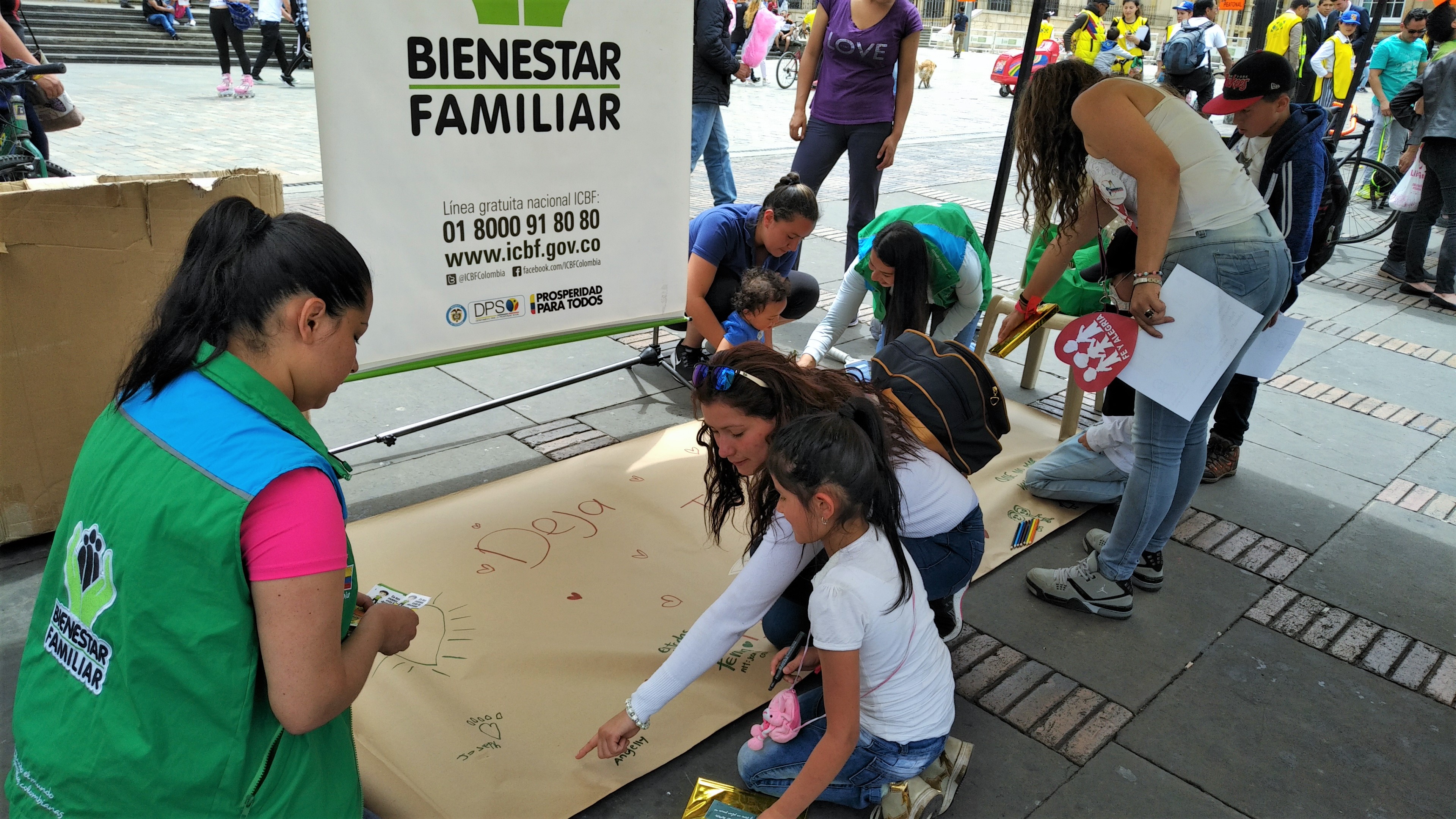 Icbf Siguió Las “huellas De Ternura” Por La Protección De Los Derechos