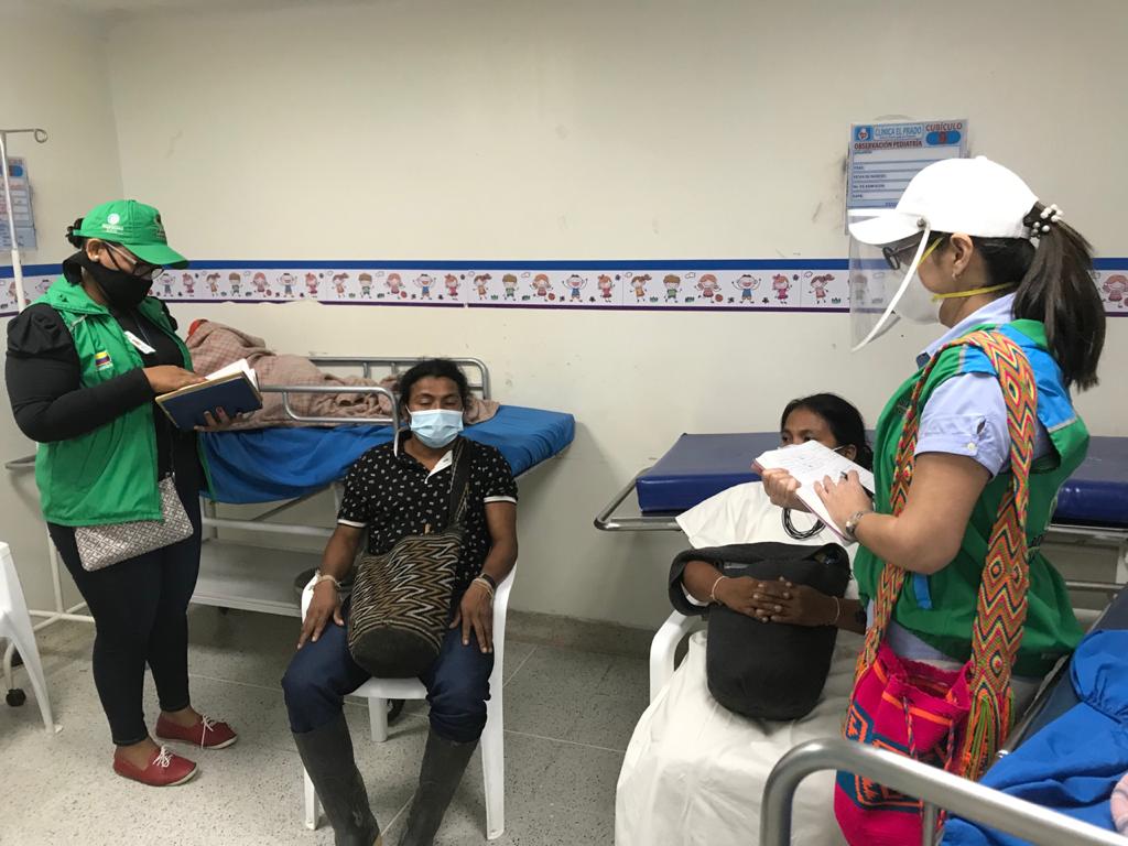 ICBF acompaña a niñas indígenas afectadas por vendaval en Magdalena ICBF acompaña a niñas indígenas afectadas por vendaval en Magdalena