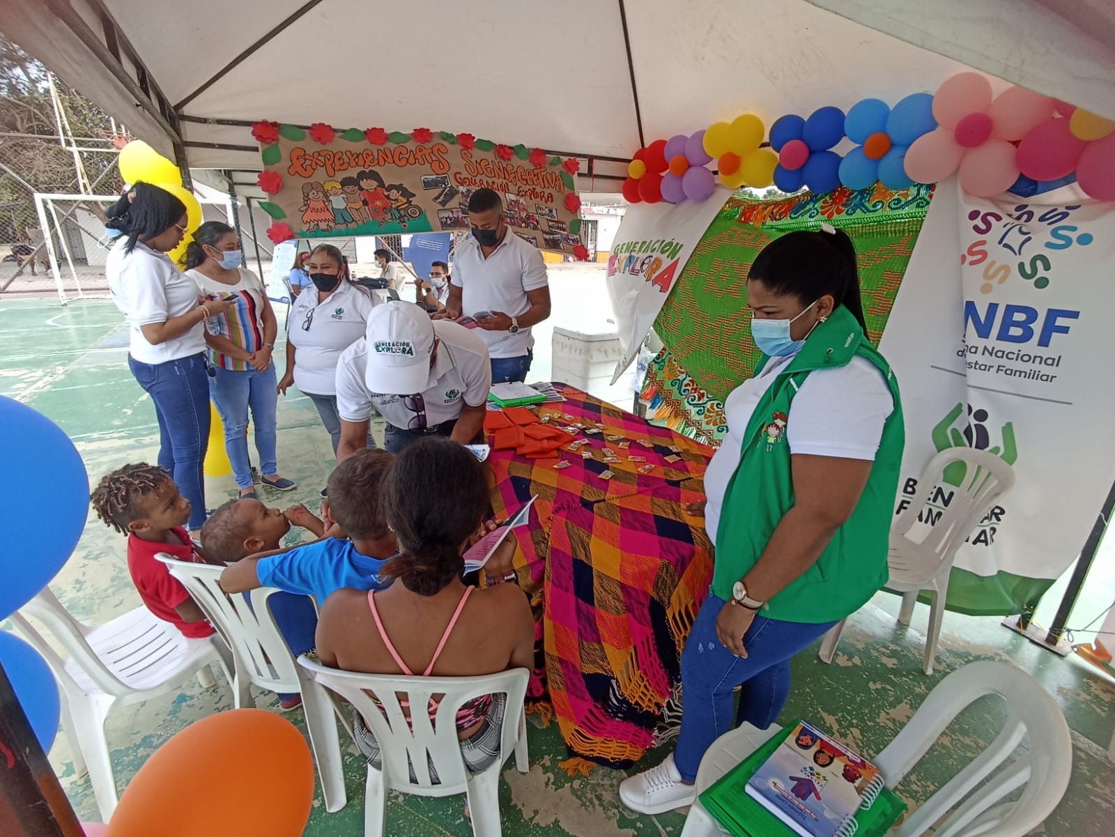 ICBF socializó su oferta de servicios en feria de servicios en Riohacha