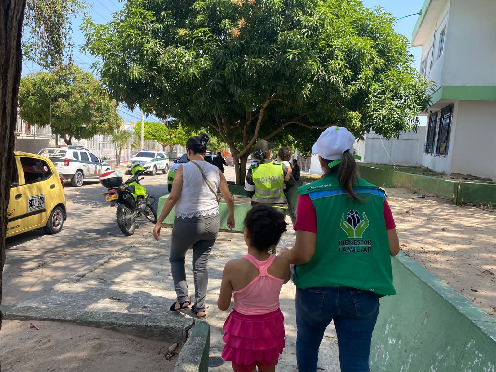 ICBF y Policía rescatan a bebé víctima de maltrato en Barranquilla