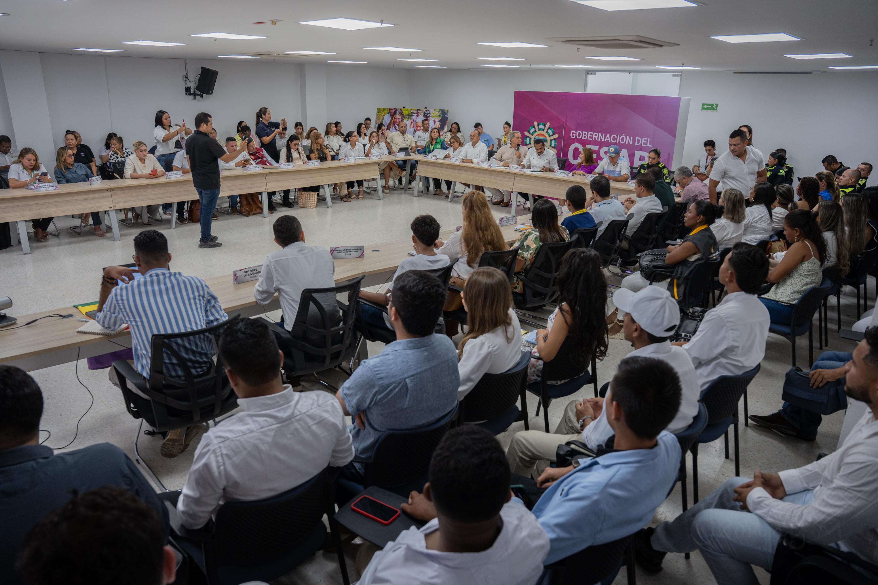 Bienestar Familiar lidera articulación institucional por los derechos de la niñez y la juventud en el Cesar