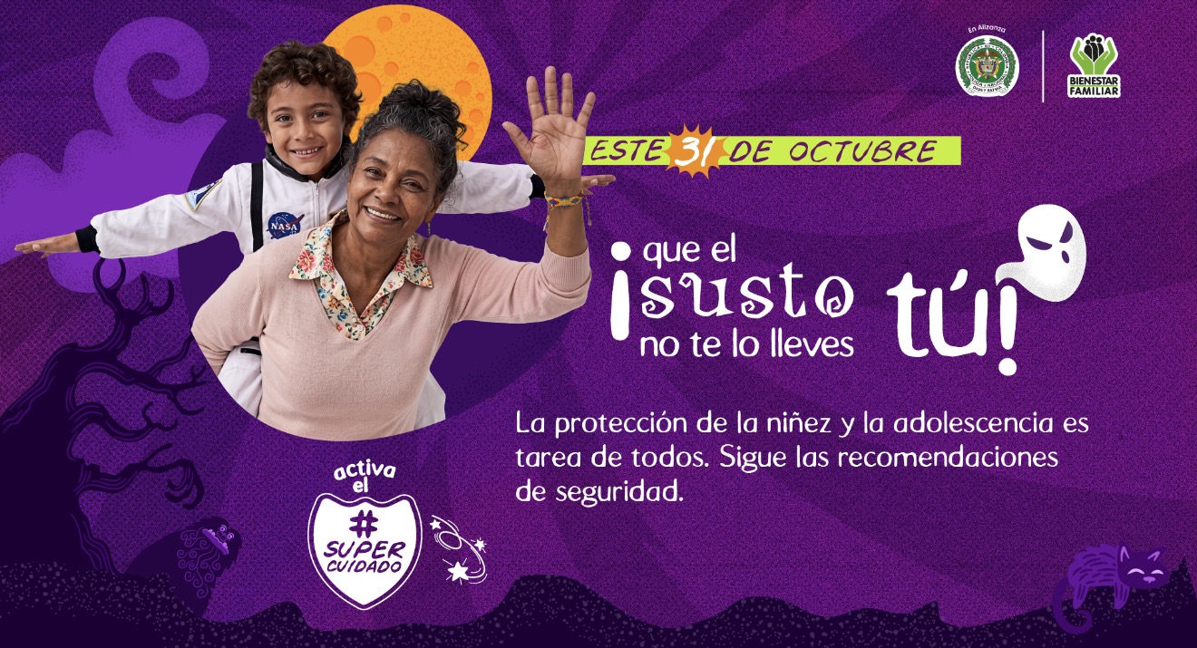 «Este 31 de octubre, ¡que el susto no te lo lleves tú!»: ICBF lanza campaña para Halloween 2026