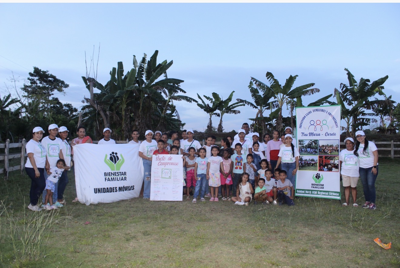 Bienestar Familiar fortalece el tejido social y la seguridad alimentaria en Tres María en Cereté