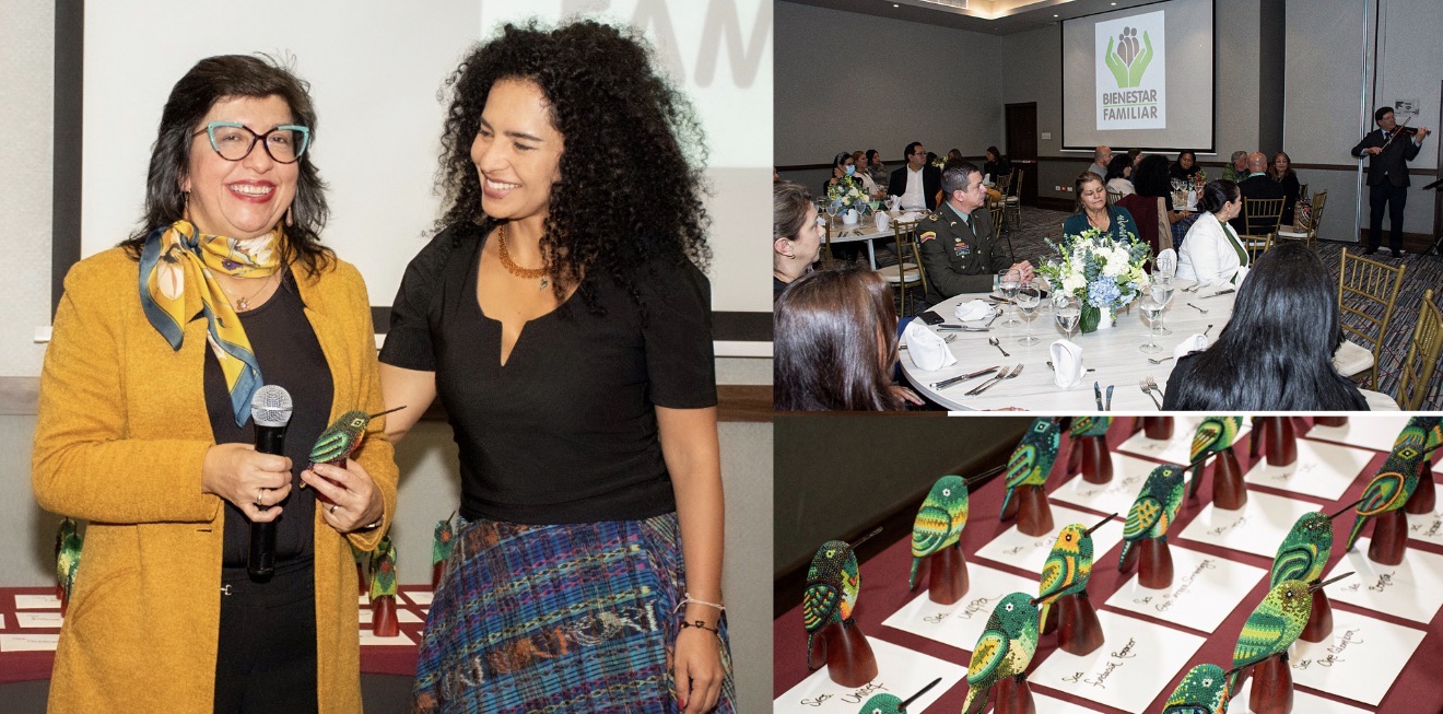 Bienestar Familiar entrega «Colibrí tejedor de esperanza» a sus aliados en reconocimiento a su labor en la protección integral y garantía de derechos de niñas, niños y adolescentes, familias y comunidades