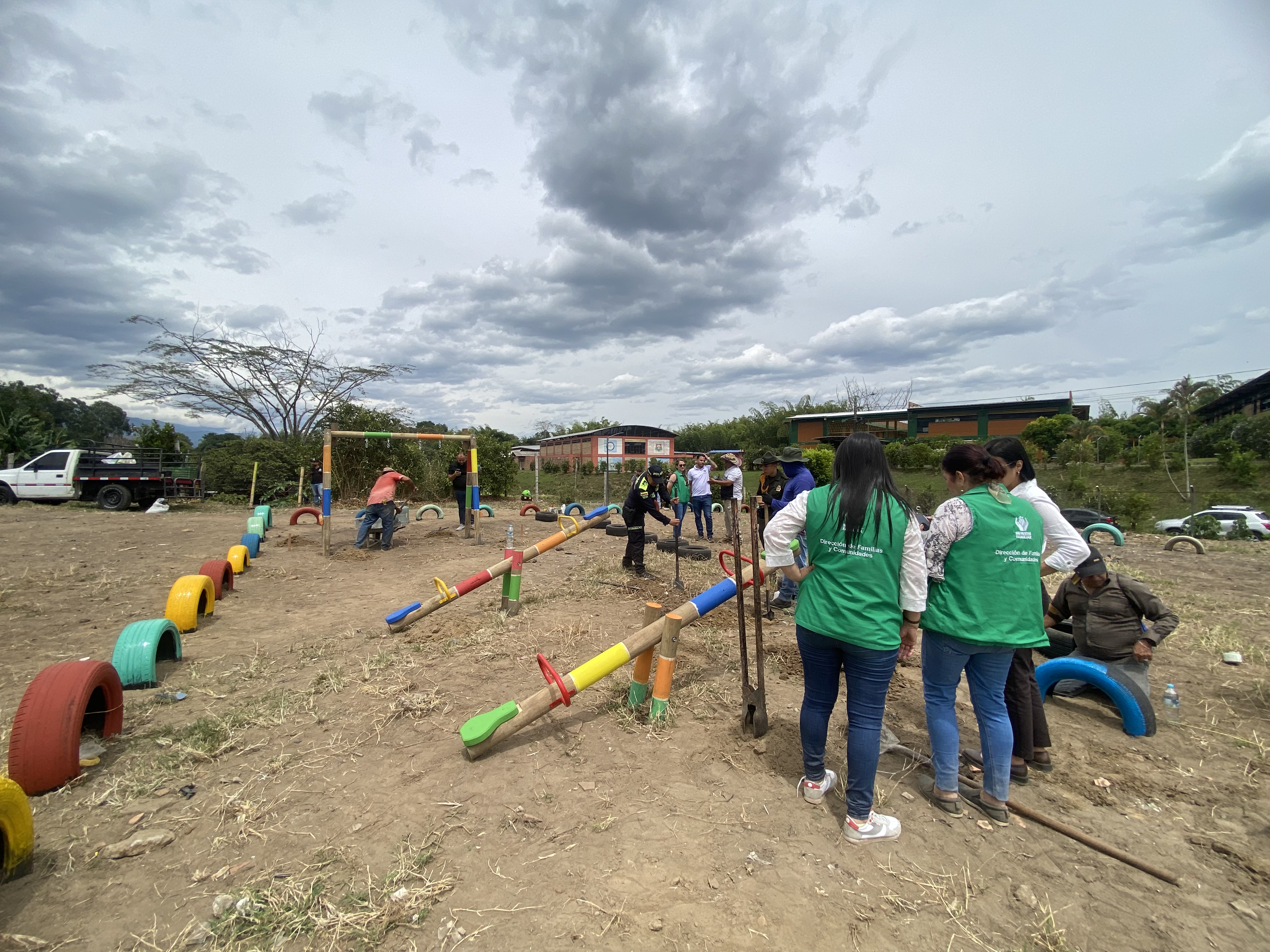 Bienestar Familiar entregó un parque a la comunidad de Balcones de la Villa, en Calarcá