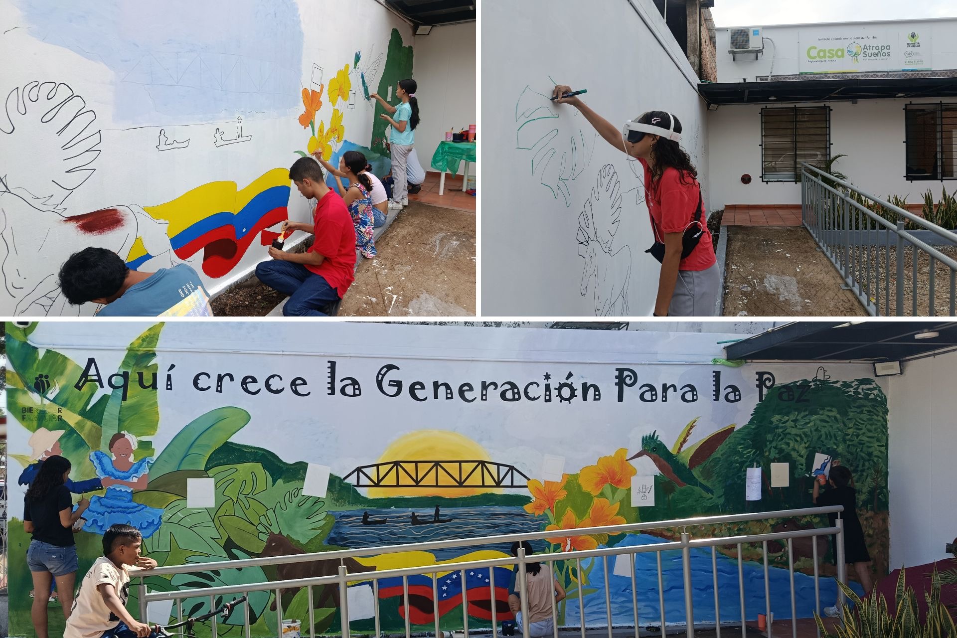 Arte y tecnología por la paz en la Casa Atrapasueños de Arauca