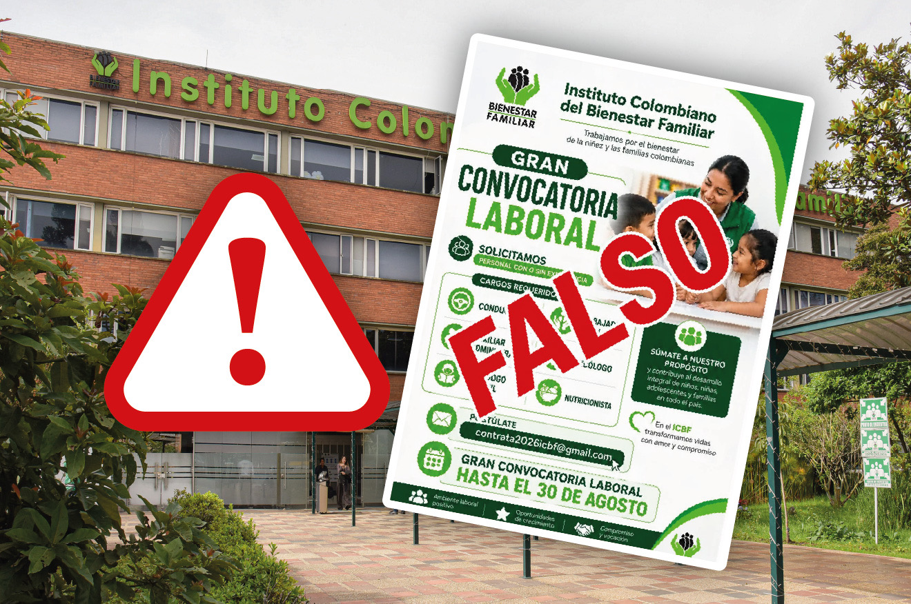 ICBF alerta sobre falsa convocatoria laboral que circula en redes sociales