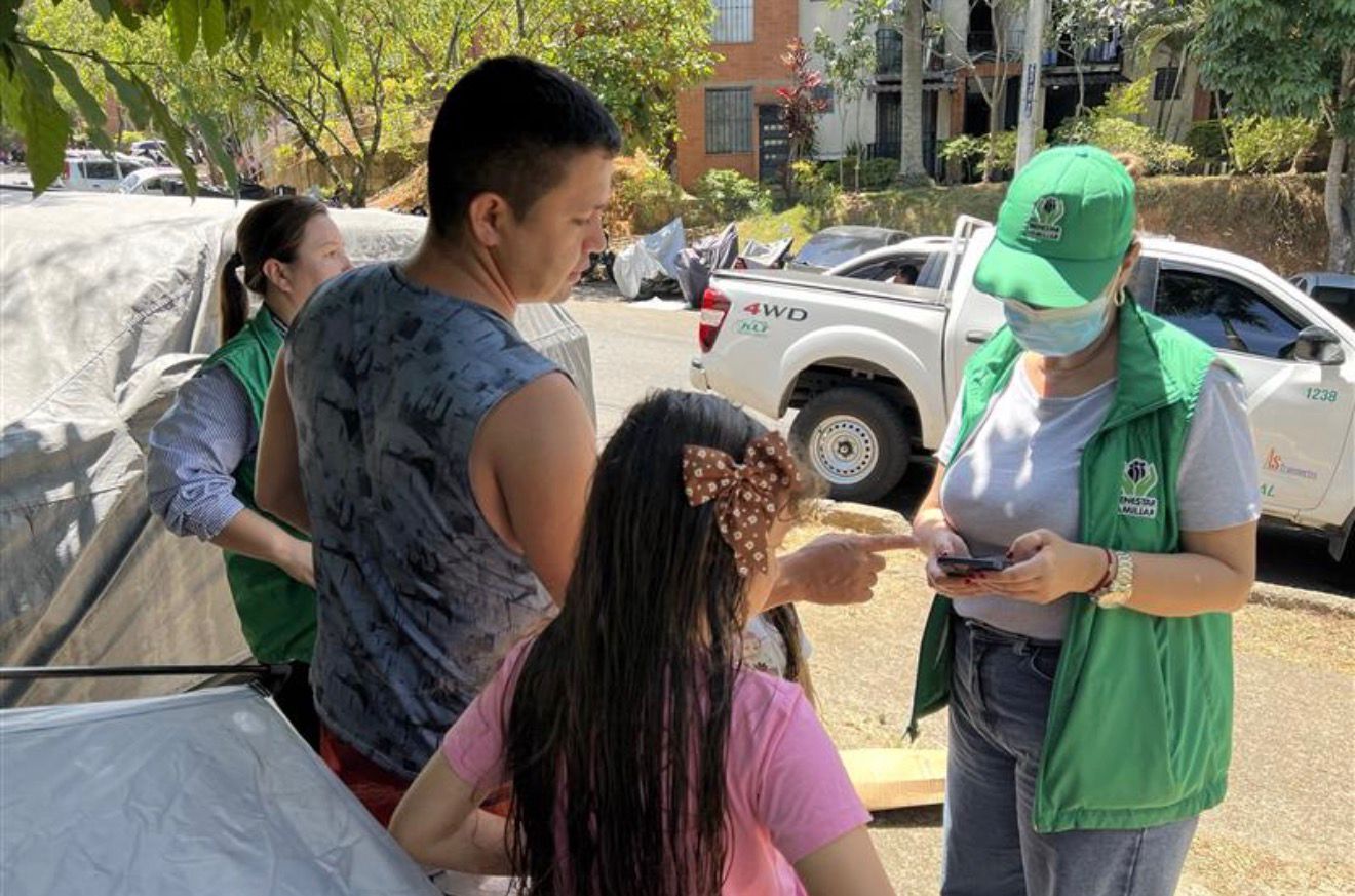 ICBF atiende a 424 familias damnificadas por el temblor en Valle del Cauca
