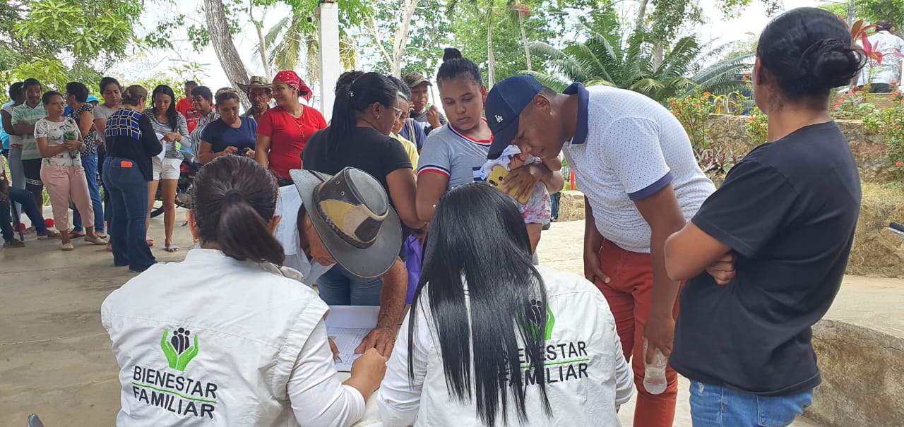 ICBF gestionó donaciones para 286 familias en Atlántico