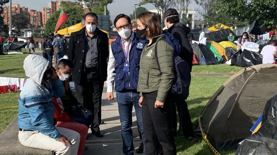 ICBF pone a disposición de Minga Indígena programas de la Entidad para la atención de la niñez durante su permanencia en Bogotá