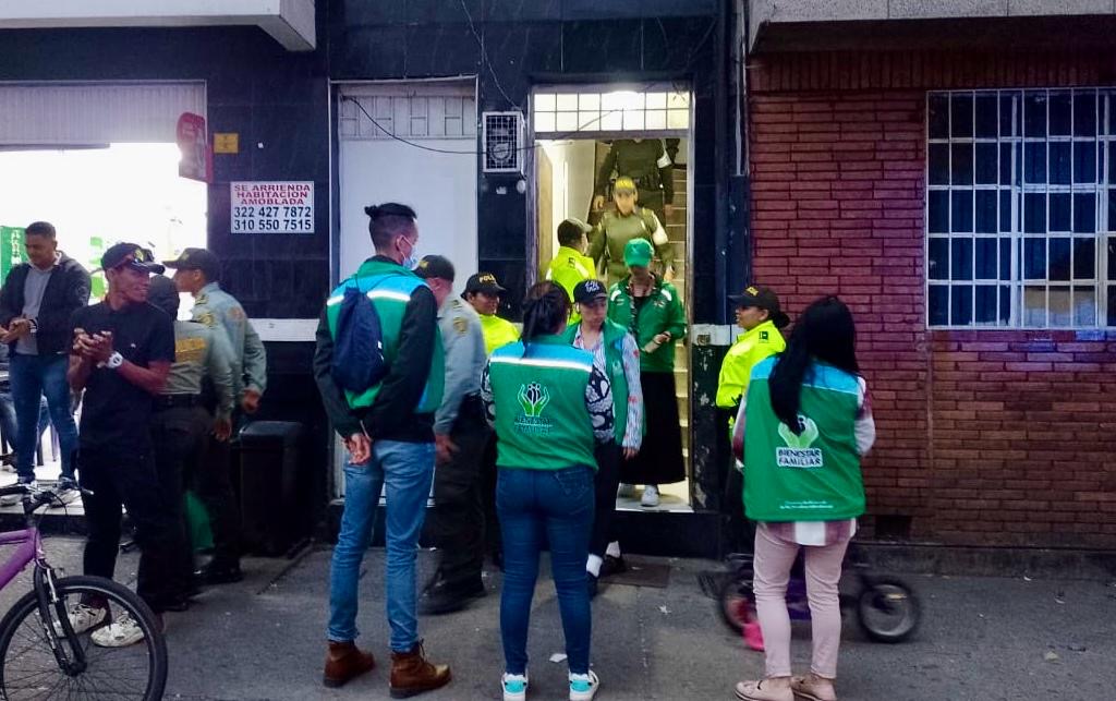 ICBF verifica derechos de cinco adolescentes encontrados en establecimiento nocturno
