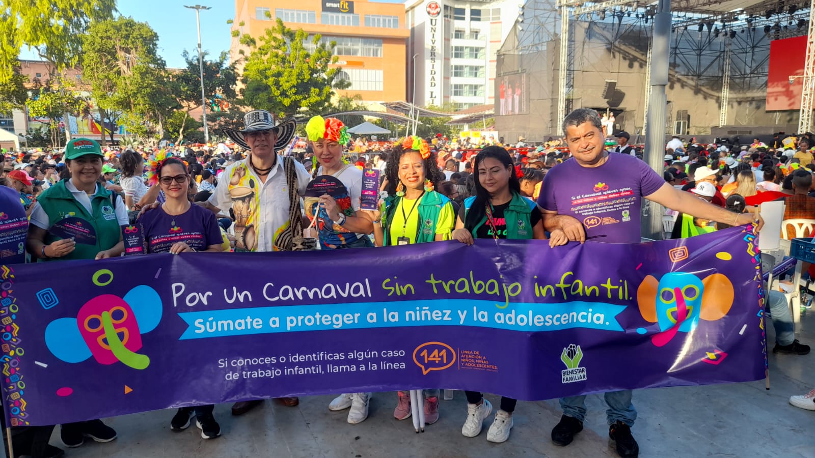 Un carnaval libre de violencia para los niños, niñas y adolescentes del Atlántico