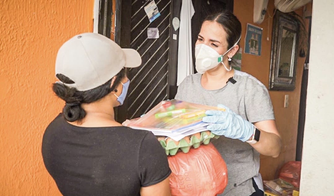 Hasta San Andrés Islas llegaron Primera Dama y Directora del ICBF a entregar canastas nutricionales