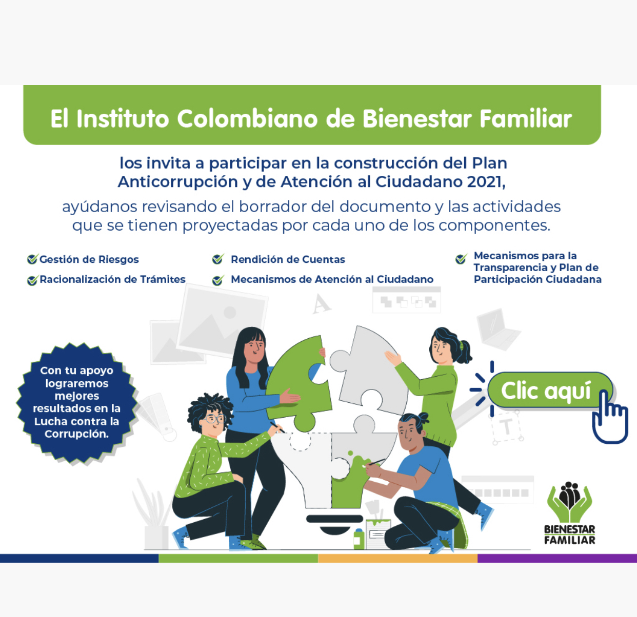 Borrador - PLAN ANTICORRUPCIÓN Y DE ATENCIÓN AL CIUDADANO 2021 Borrador - PLAN ANTICORRUPCIÓN Y DE ATENCIÓN AL CIUDADANO 2021