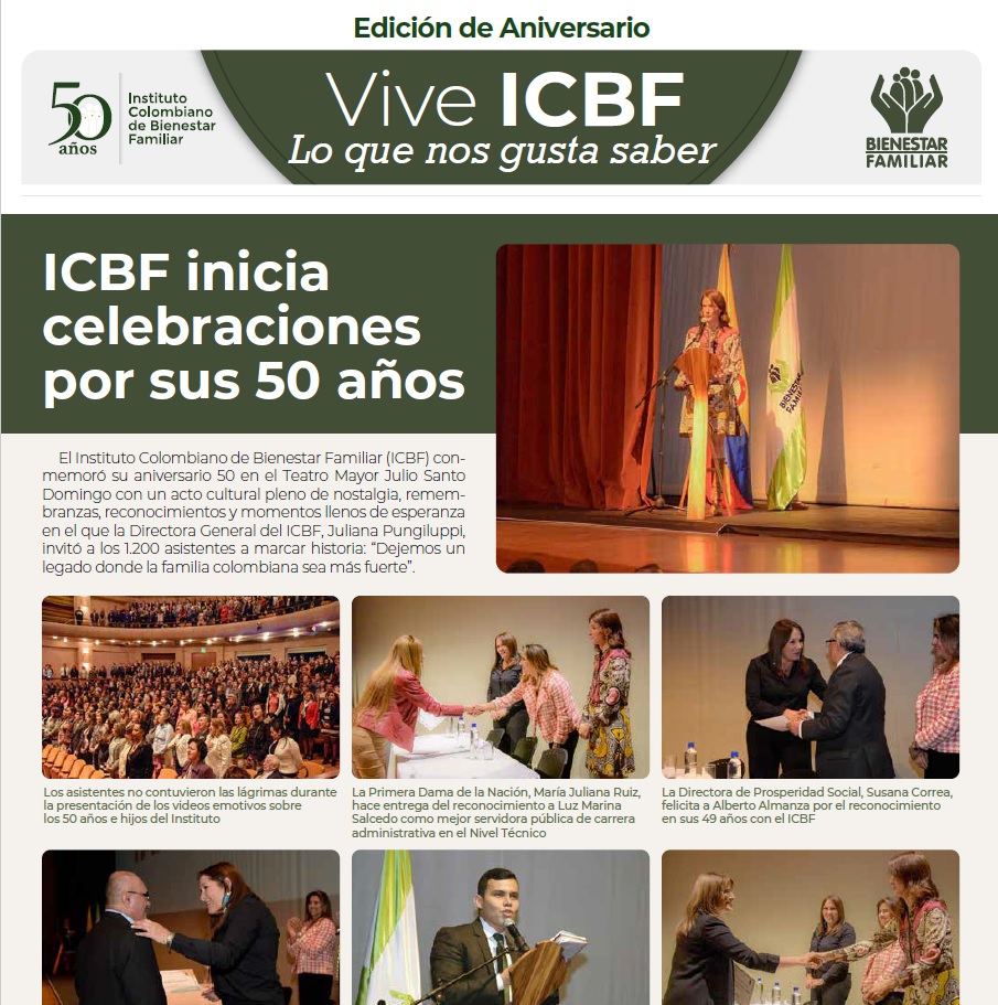 Vive ICBF Edición de Aniversario Vive ICBF Edición de Aniversario
