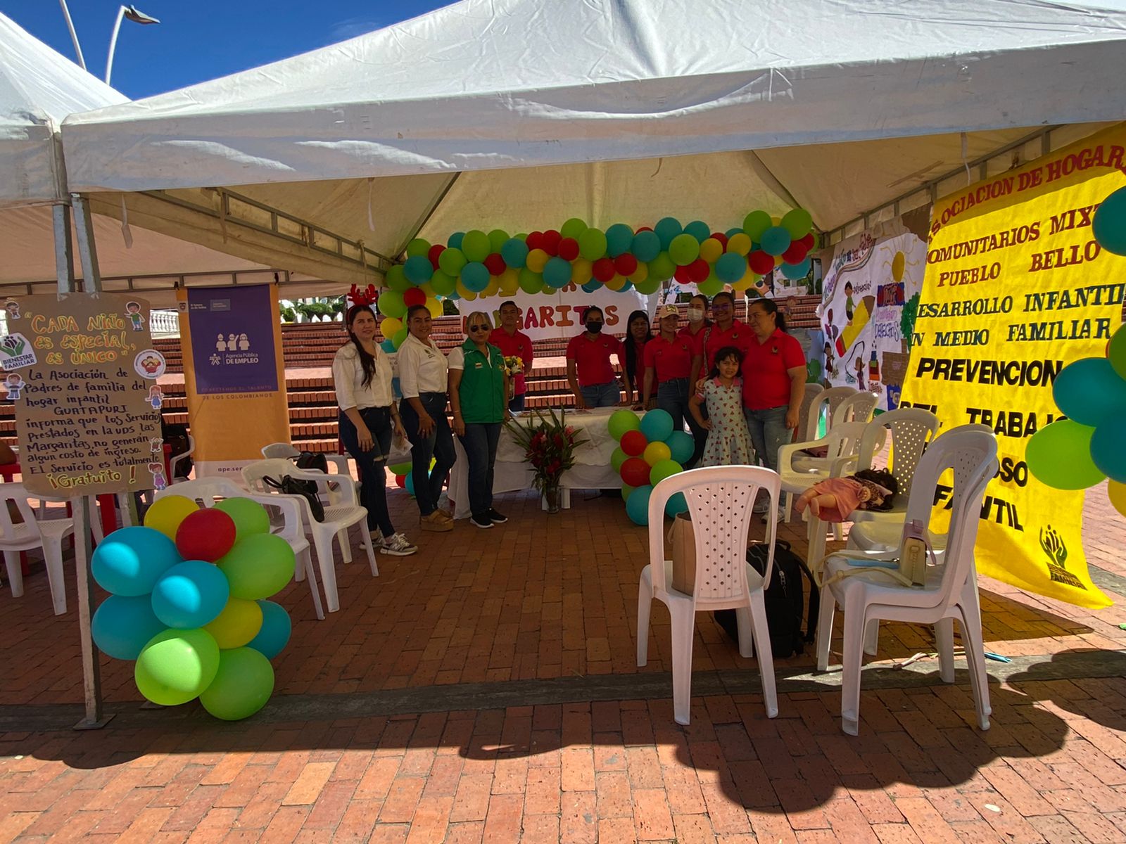 ICBF participó en feria de servicio contra el trabajo infantil en Cesar