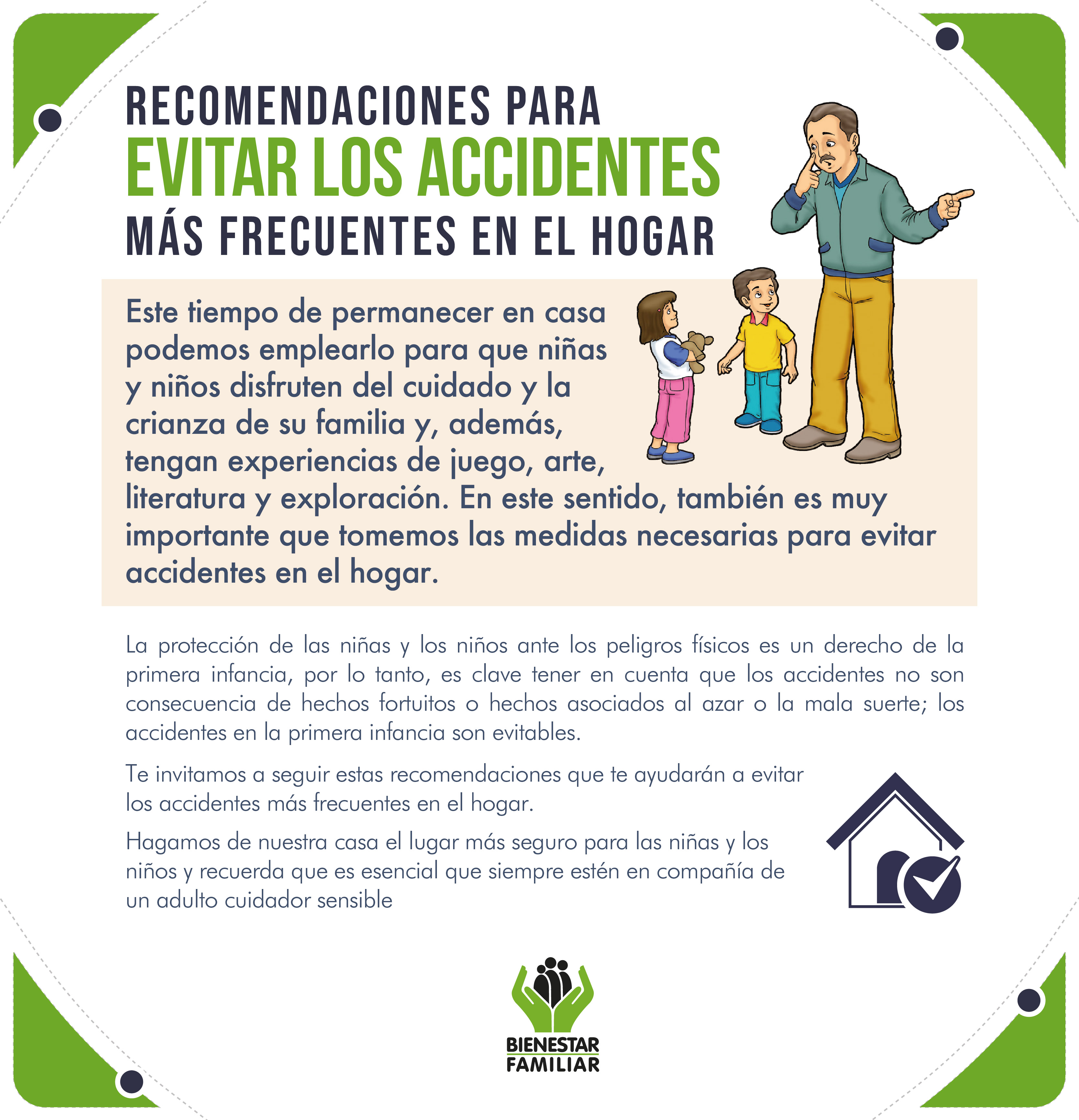 Acostumbrados a rodar Huracán Guía para prevenir accidentes en el hogar | Portal ICBF - Instituto  Colombiano de Bienestar Familiar ICBF