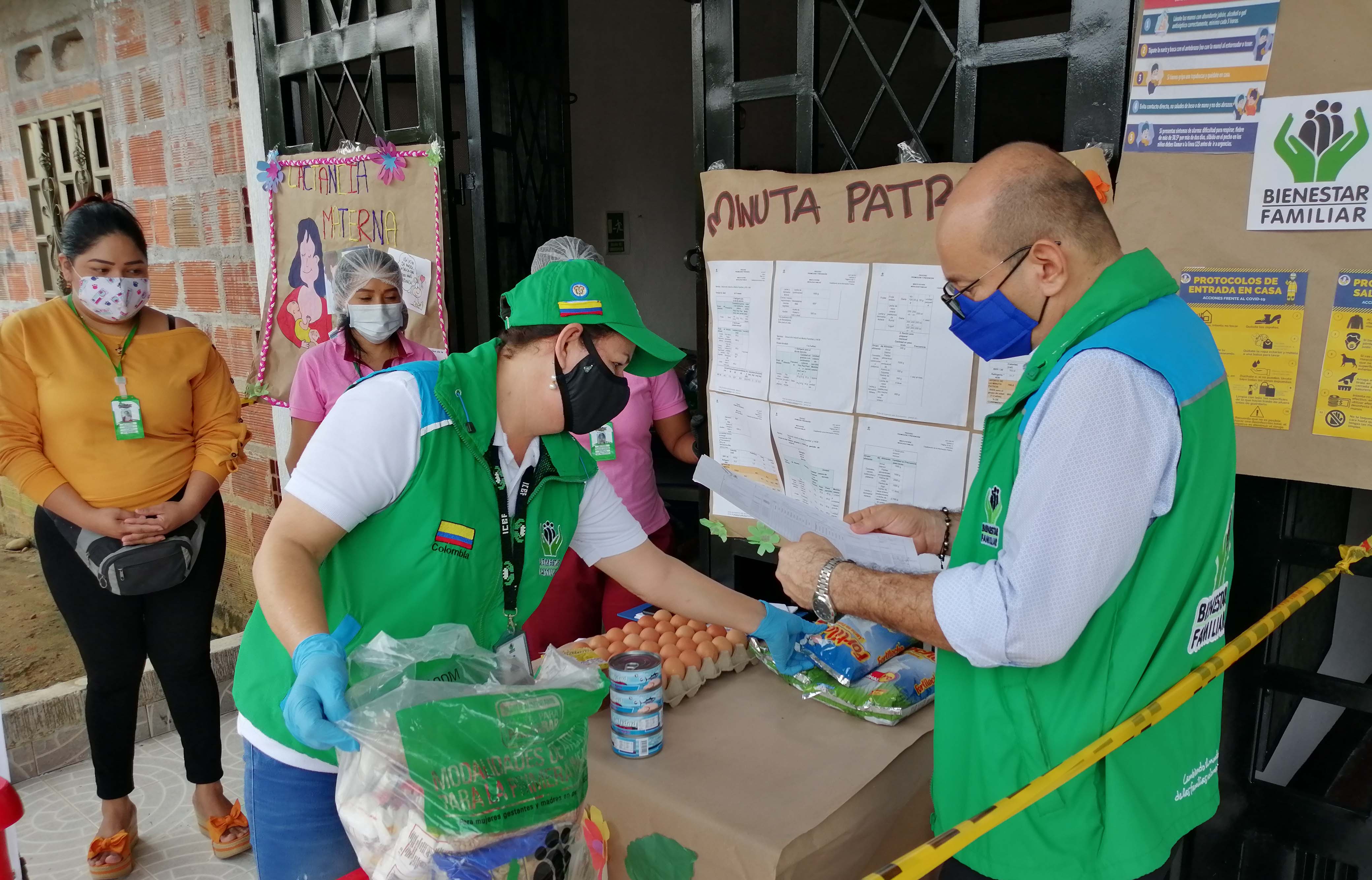 ICBF entregó más de 100 mil canastas alimentarias a las familias del Caquetá