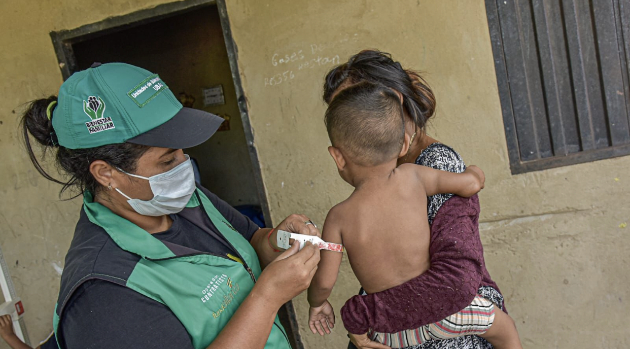 ICBF verificó situación nutricional de 34 niñas y niños de comunidades indígenas de La Guajira