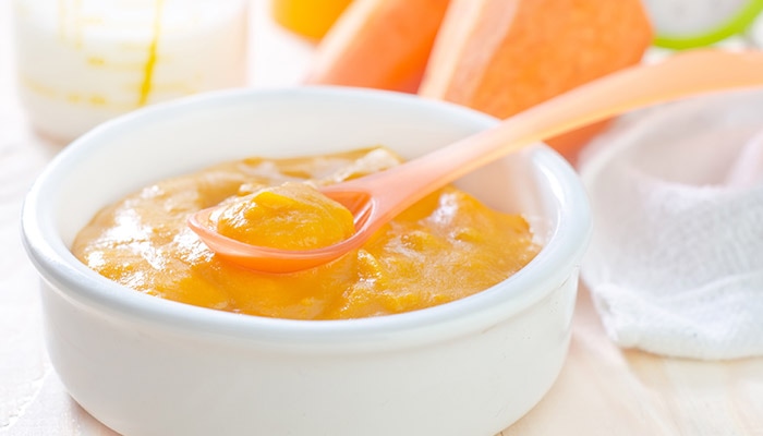 Papilla de mango y zanahoria:una receta ideal para bebés de 6 a 18