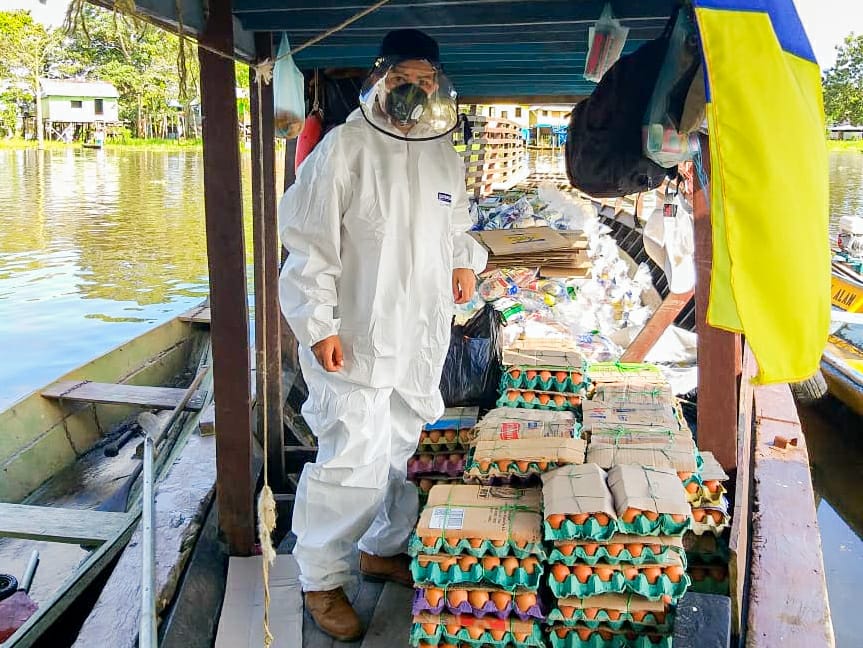 ICBF sigue comprometido con la entrega de canastas nutricionales en Amazonas