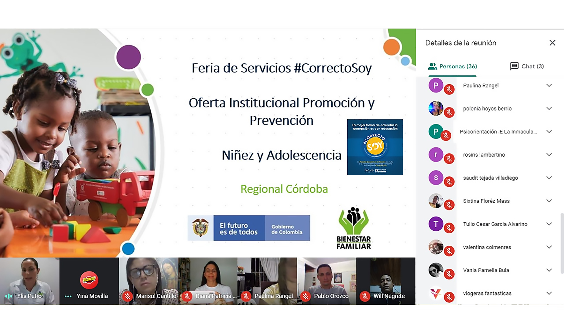 ICBF presentó su oferta de servicios para niños y adolescentes en Córdoba