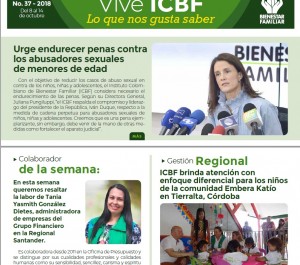 Boletín Vive ICBF No. 37