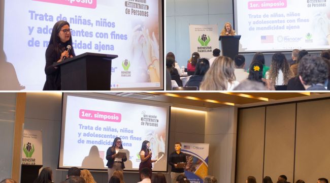 Bienestar Familiar y Fundación Renacer impulsan acciones para prevenir la trata de niñas, niños y adolescentes con fines de mendicidad ajena