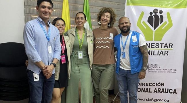 Bienestar Familiar y UNICEF fortalecen acciones para la protección de la niñez en Arauca