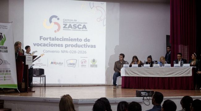Bienestar Familiar impulsa oportunidades para jóvenes del SRPA con modelo de reindustrialización