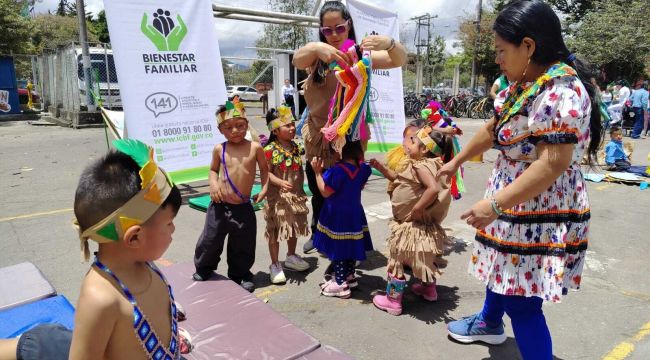ICBF Regional Bogotá celebra la niñez indígena con un encuentro de cultura, identidad y saberes ancestrales