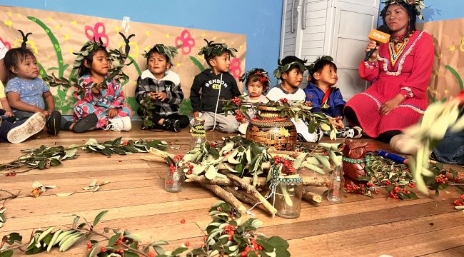 Niñas y niños de comunidades emberá fortalecen su cultura ancestral en servicios de Primera Infancia en Bogotá