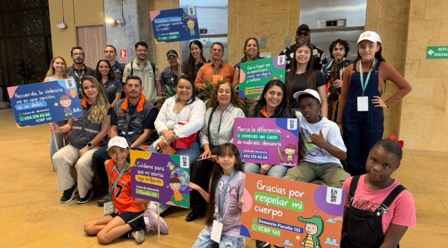 Niñez y adolescencia hacen pedagogía contra la explotación sexual comercial en Envigado