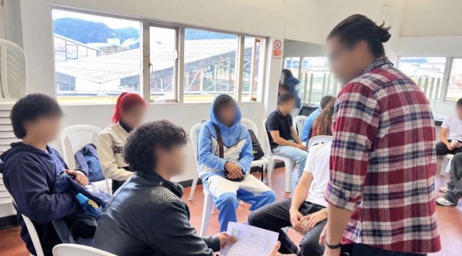 Jóvenes del Sistema de Responsabilidad Penal para Adolescentes se encontraron para hablar de sus sueños