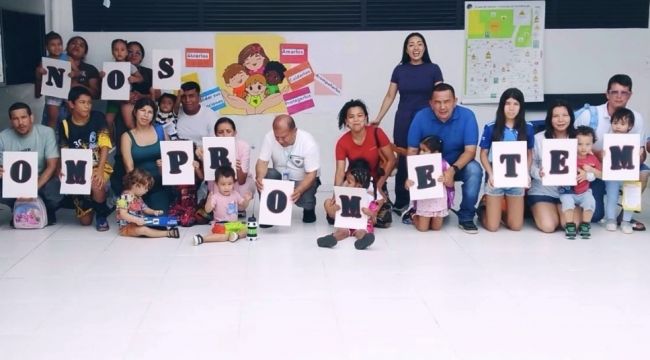 En Centro de Desarrollo Infantil de Villavicencio, 16 familias asumen el compromiso de proteger a la niñez