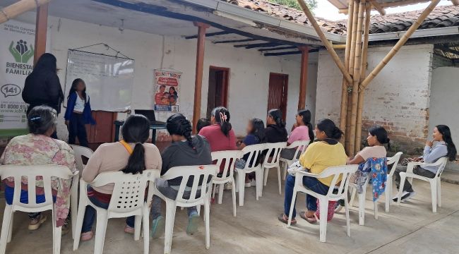 ICBF promueve el bienestar emocional y entornos protectores en comunidad indígena del Cauca