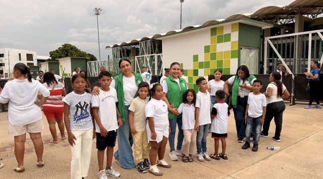 Niñez con discapacidad llegó a la cancha para disfrutar del fútbol en Valledupar